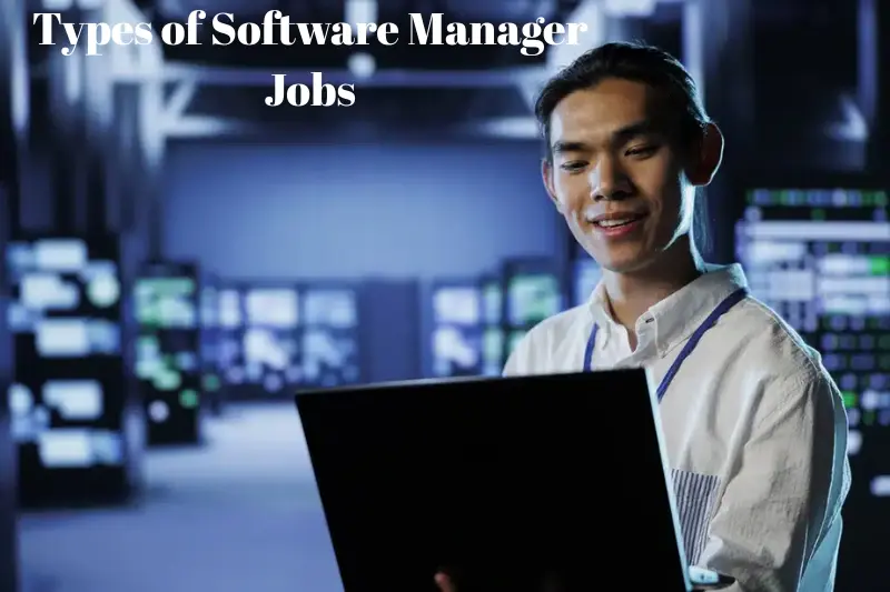 types of software manager jobs